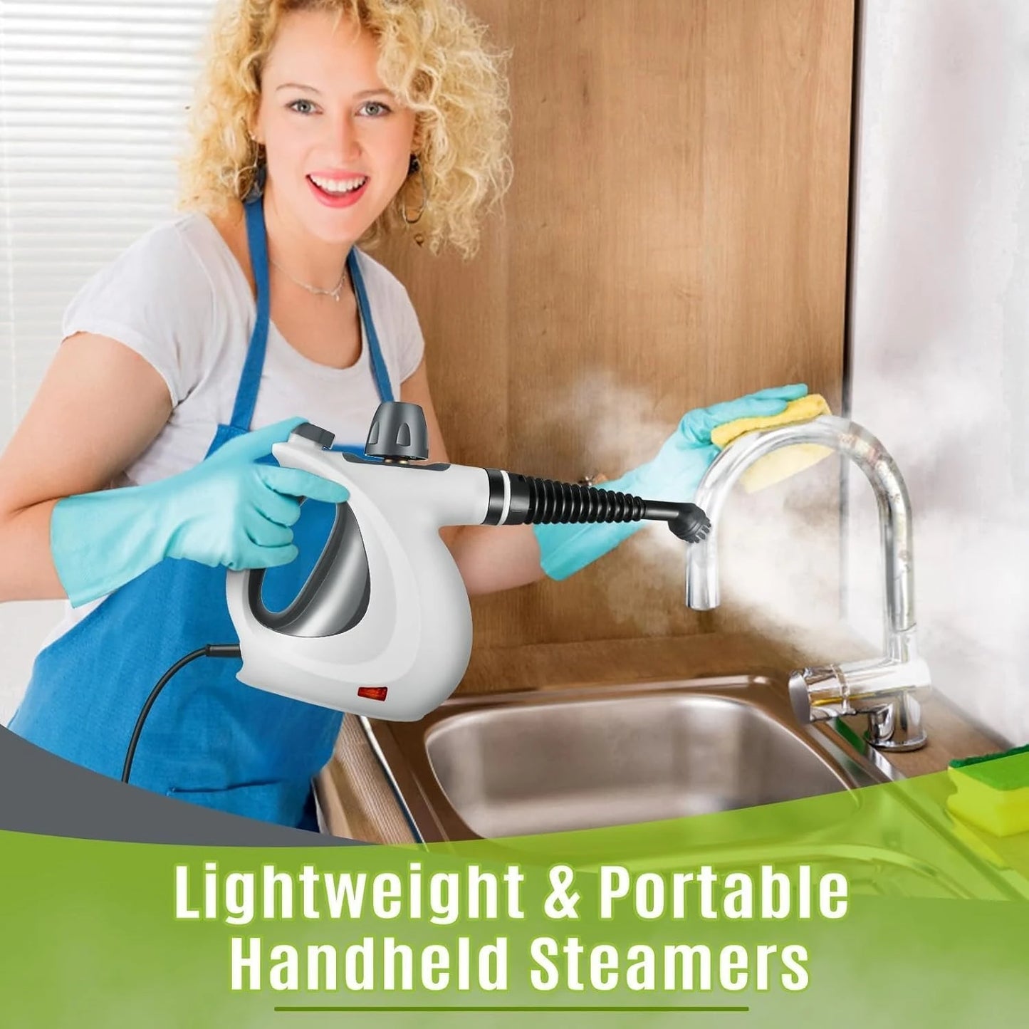 Eco-Friendly Handheld Steam Cleaner™