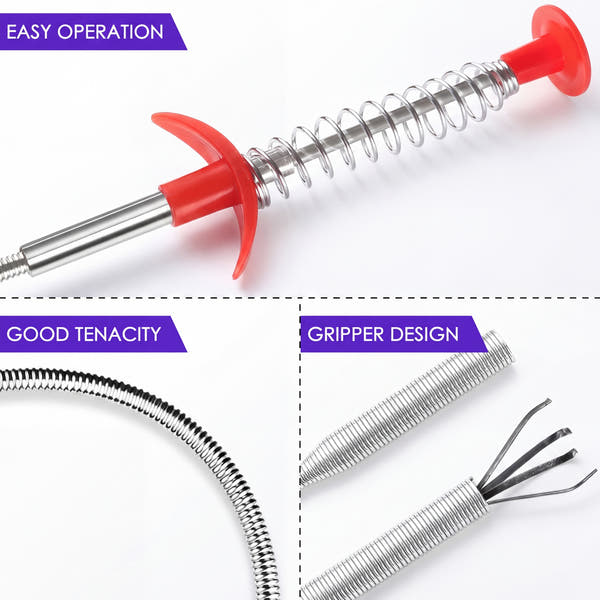 Deep Reach Flexible Drain Claw