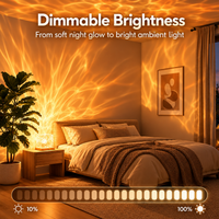 Rechargeable Water Ripple Shower Light – 16 Color Mood Lamp
