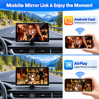9” Wireless CarPlay & Android Auto Screen with Backup Camera