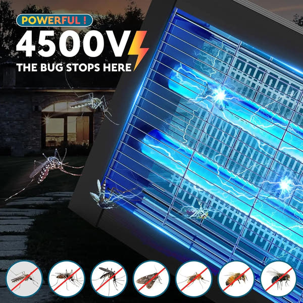 4500v Solar Mosquito Zapper