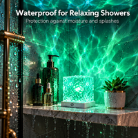 Rechargeable Water Ripple Shower Light – 16 Color Mood Lamp